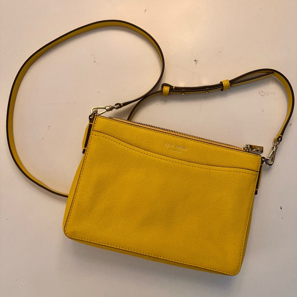 Kate Spade - Margaux Medium Convertible Yellow Crossbody Bag